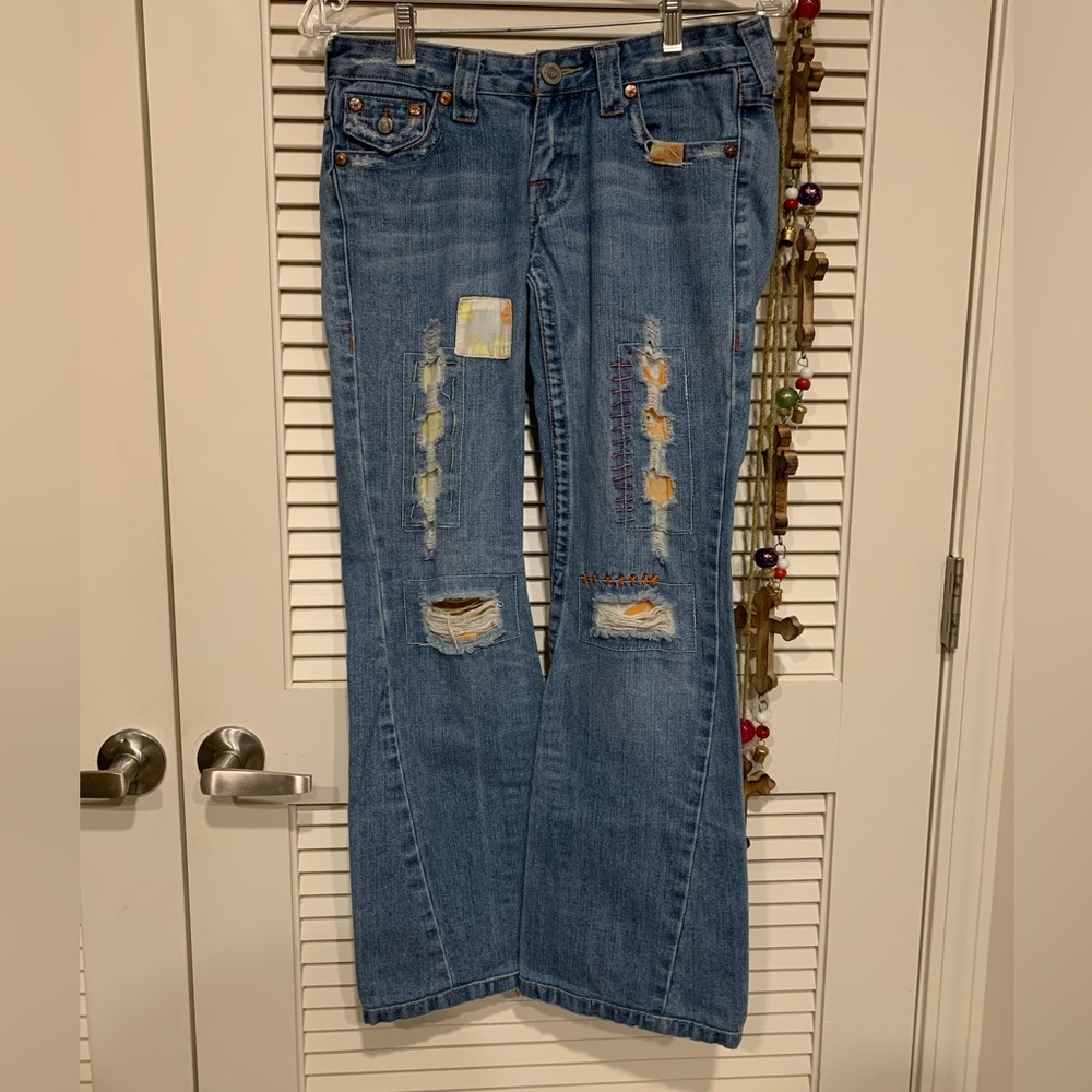 True Religion Y2K Patchwork Jeans